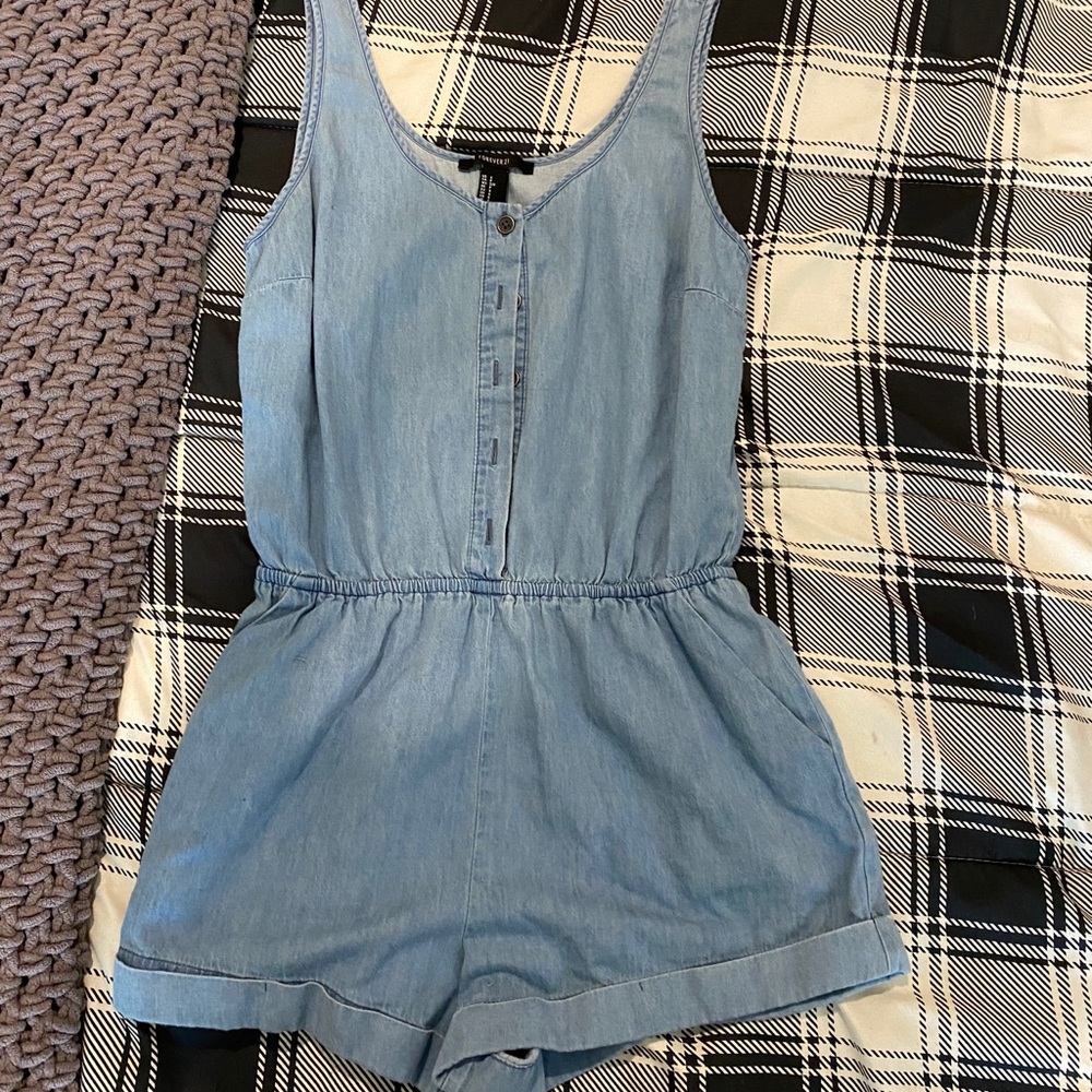 Blue romper
